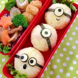 簡単キャラ弁☆ミニオンのおにぎり弁当♪